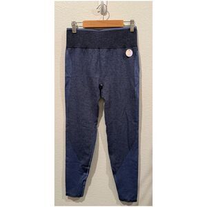 PINK High Waist Full Length Tight Blue Leggings